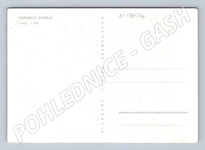 Postcard Friedrich Engels historical figure (M9194)