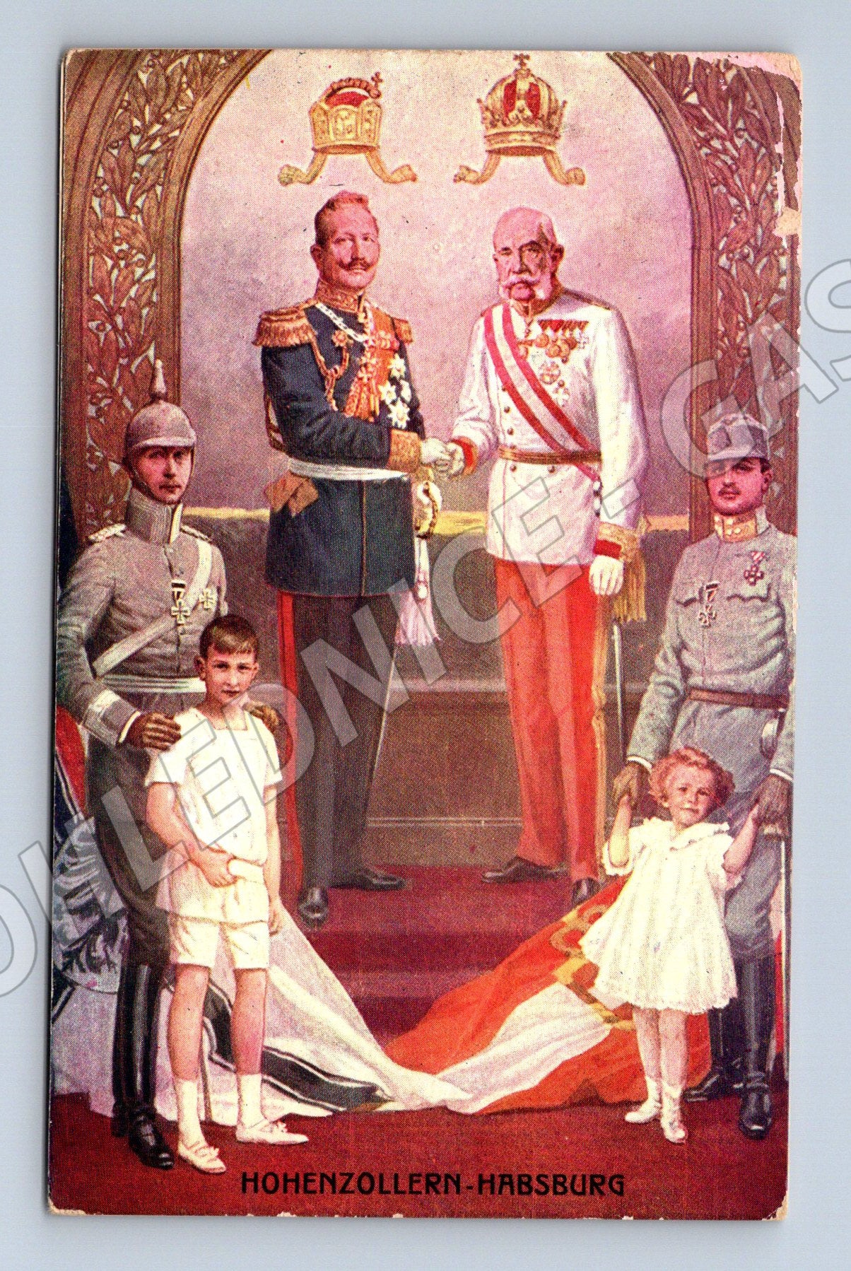 Pohlednice Hohenzollern Habsburg panovníci (M9196)