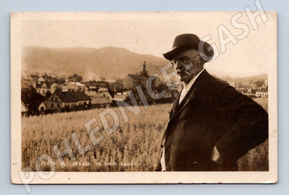 Postcard Alois Jirásek in Hronov original (M9197)