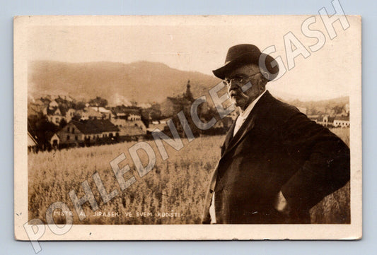 Postcard Alois Jirásek in Hronov original (M9197)