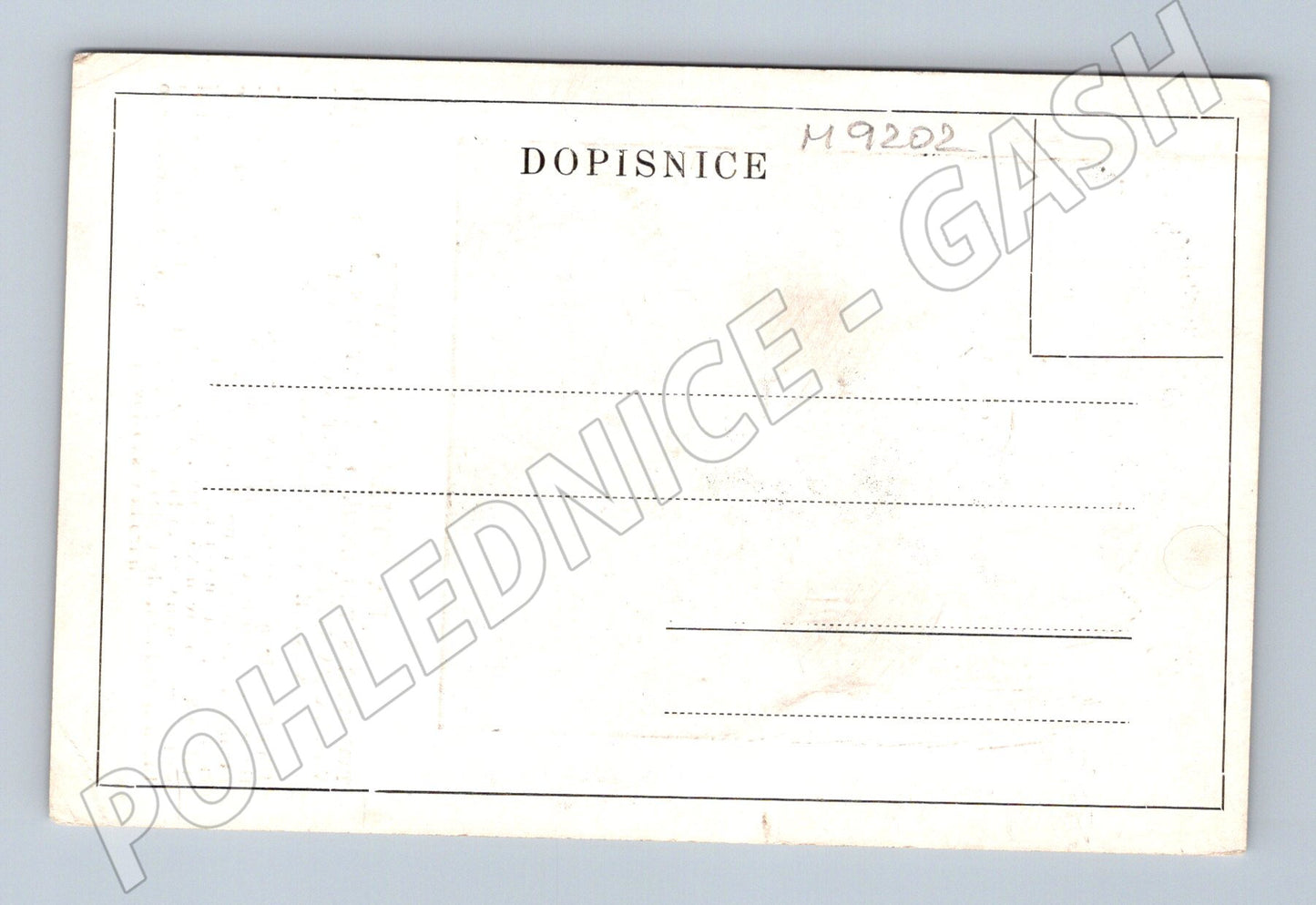 Postcard TG Masaryk portrait biography unused (M9202)