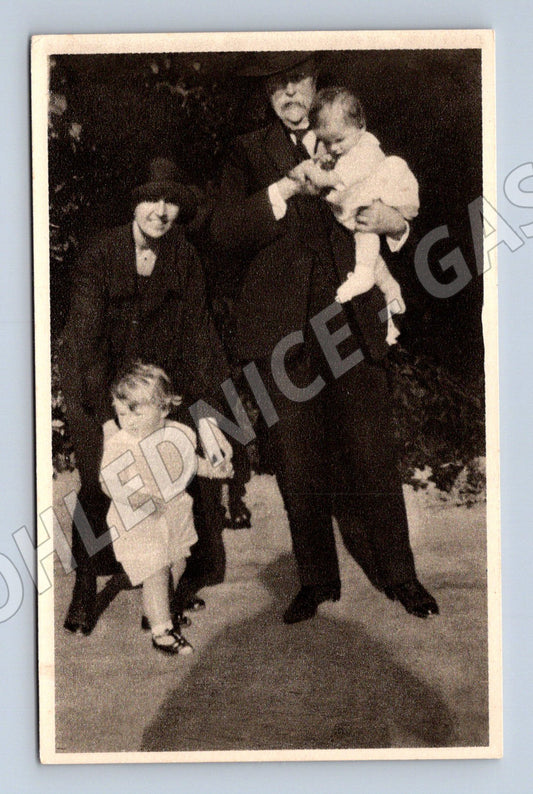 Postcard Masaryk with children Montreux 1923 (M9205)