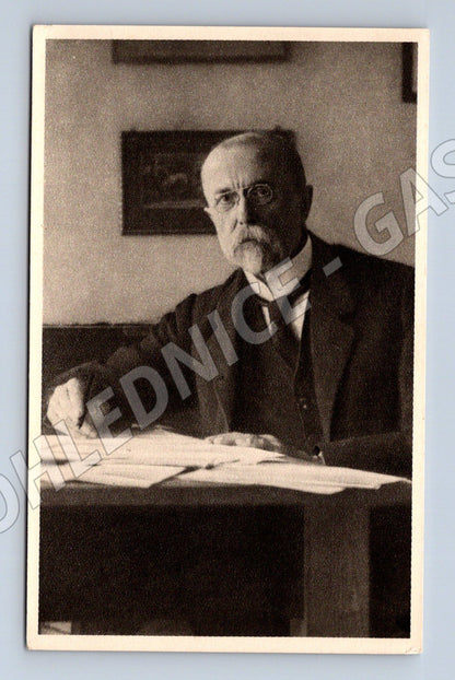 Postcard of TG Masaryk with the legions in Russia (M9220)