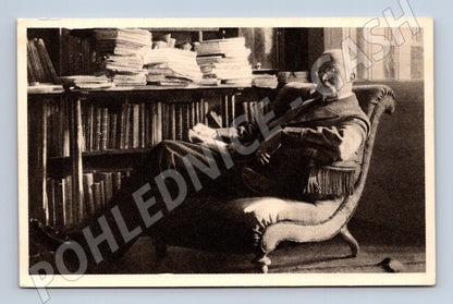 Pohlednice T. G. Masaryk ve pracovně 1914 (M9222)