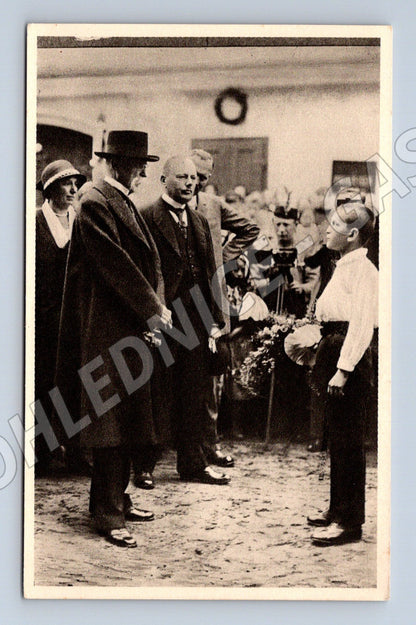 Postcard Welcoming TG Masaryk in Hodonín (M9223)