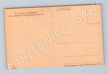 Postcard TG Masaryk, first president of the Czechoslovak Republic (M9226)