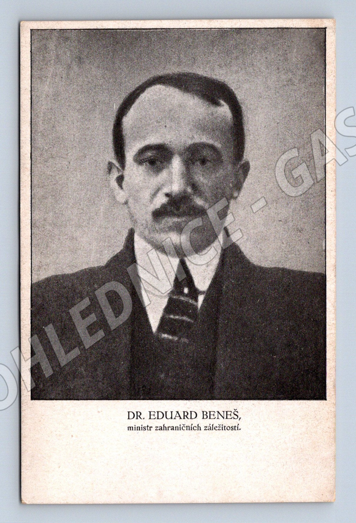 Pohlednice Eduard Beneš ministr zahraničí (M9237)
