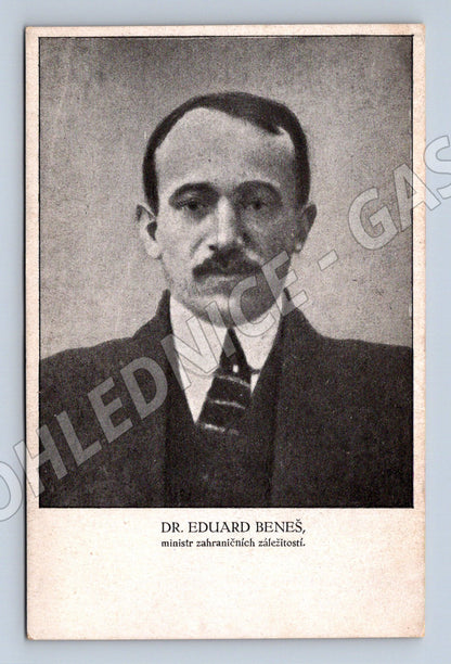 Pohlednice Eduard Beneš ministr zahraničí (M9237)