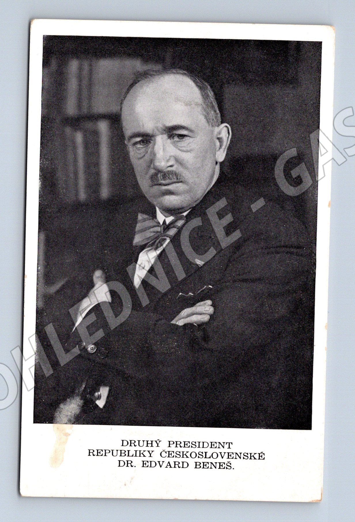 Postcard Edvard Beneš, President of Czechoslovakia (M9238)