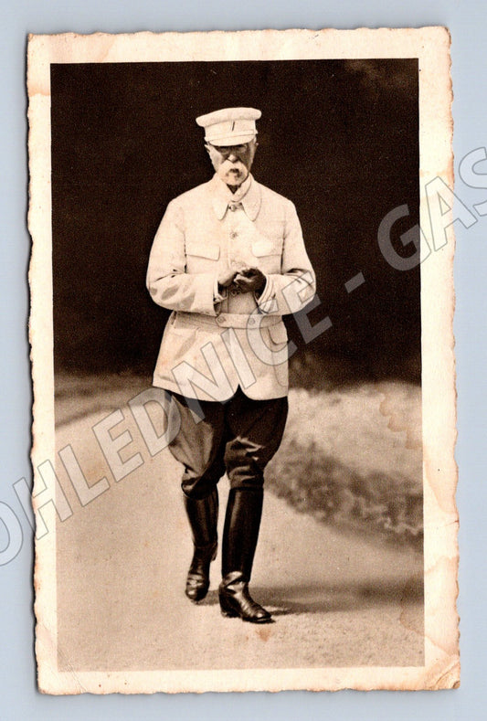 Pohlednice Masaryk procházka v Lánech 1919 (M9259)