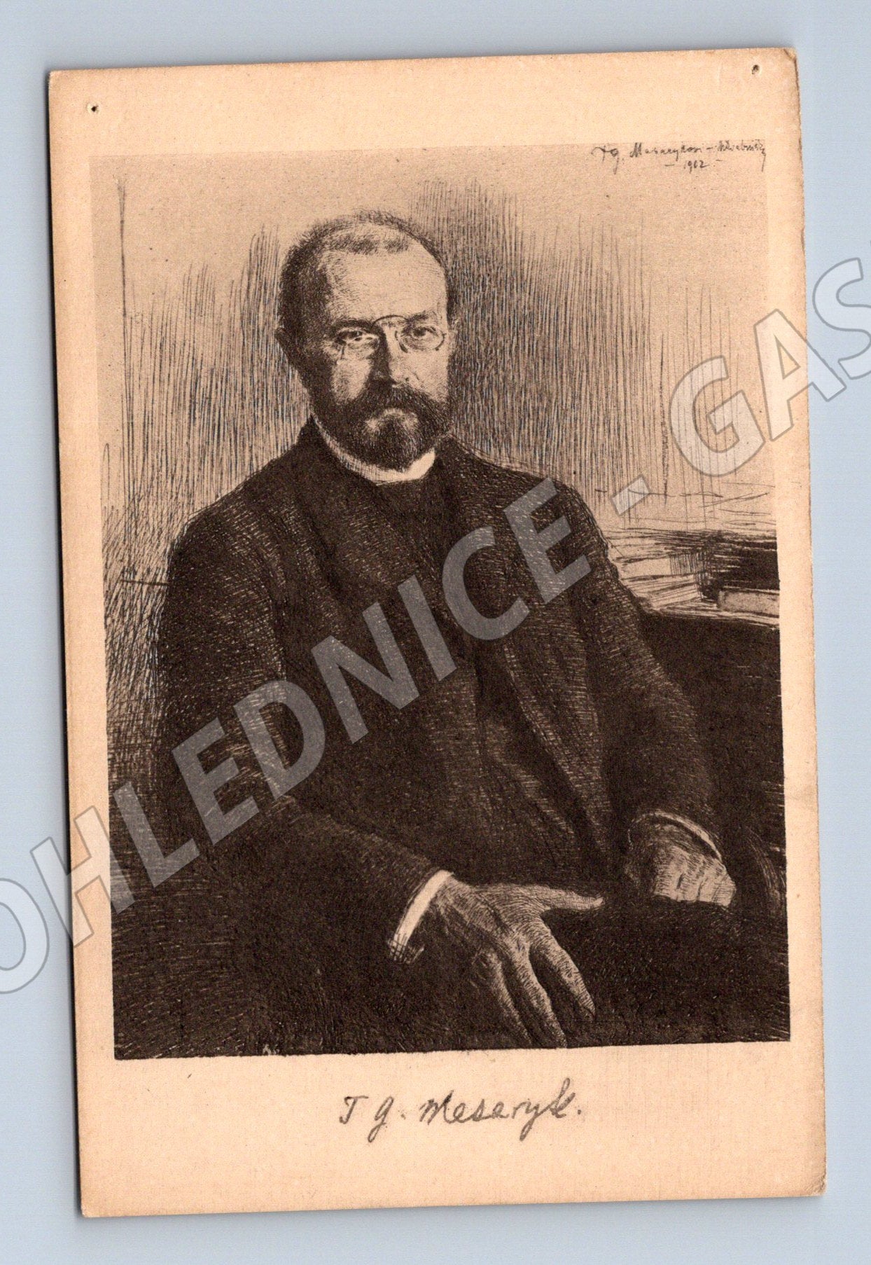 Postcard Masaryk Student Organization Prague (M9264)