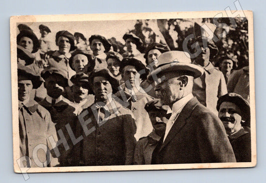 Pohlednice Masaryk mezi legionáři Amerika 1918 (M9281)