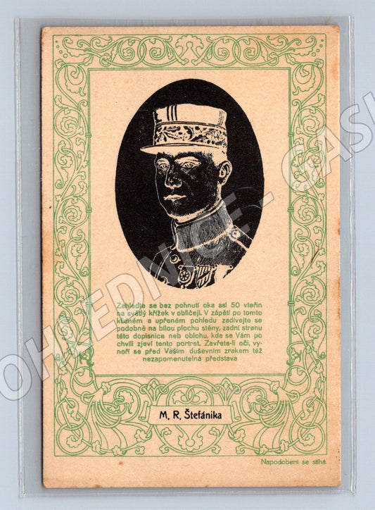 Pohlednice M R Štefánik historická osobnost (M9291)