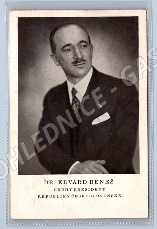 Pohlednice Edvard Beneš druhý prezident 1935 (M9292)