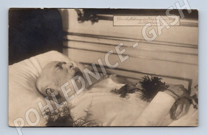 Postcard Franz Joseph I posthumous portrait (M9294)