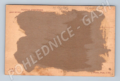Postcard Gustav Habermann First Minister (M9296)