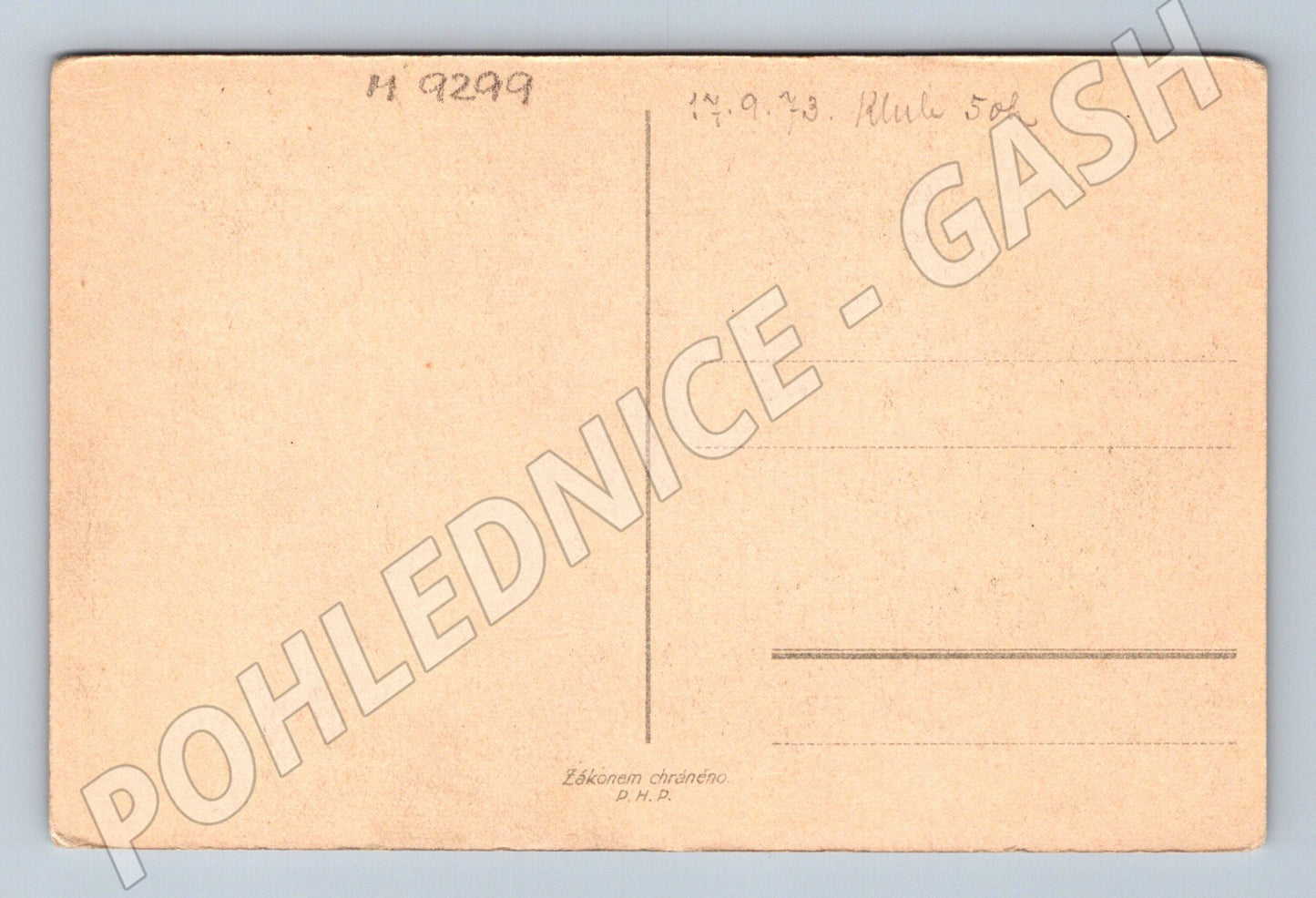 Postcard František Palacký memory original (M9299)