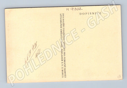 Postcard František Palacký Mánes Švabinský (M9302)