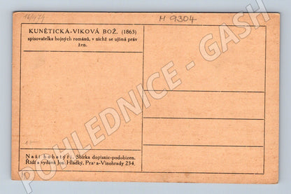 Pohlednice Božena Viková Kunětická portrét (M9304)