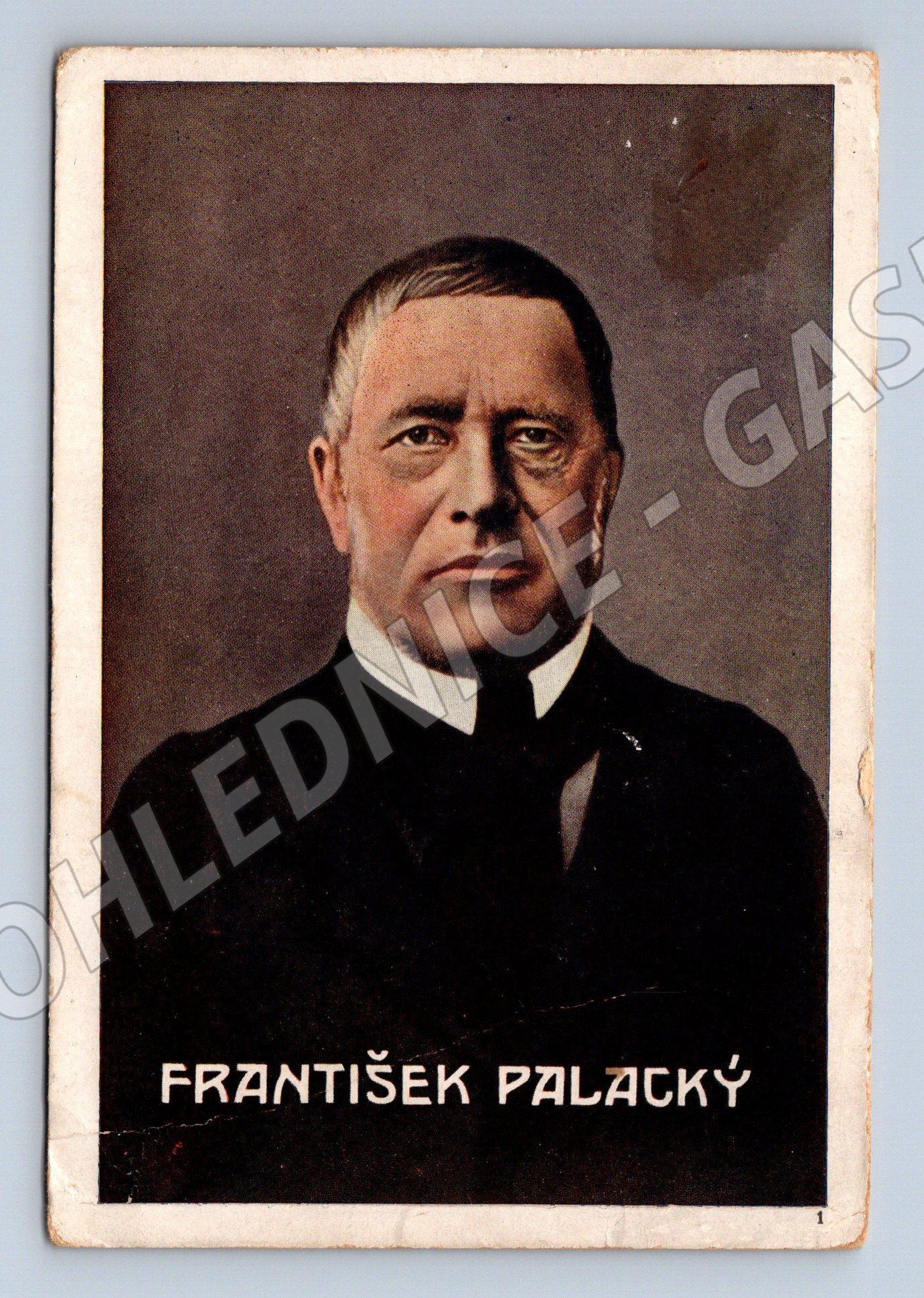 Postcard František Palacký portrait, old (M9307)