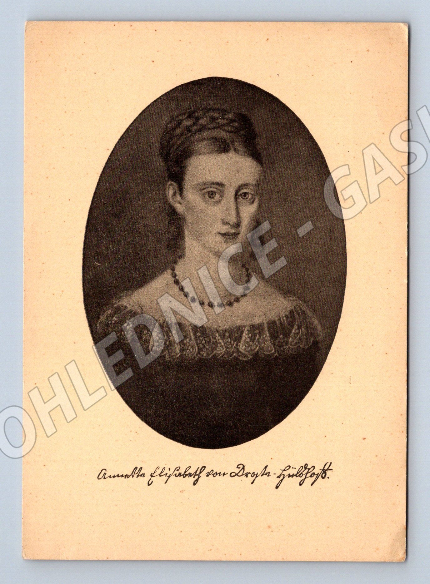 Postcard Annette von Droste Hülshoff Meersburg (M9312)