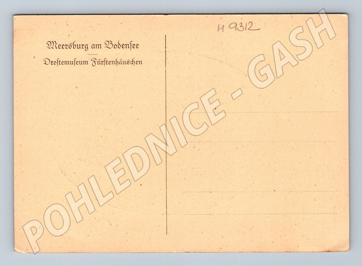 Postcard Annette von Droste Hülshoff Meersburg (M9312)