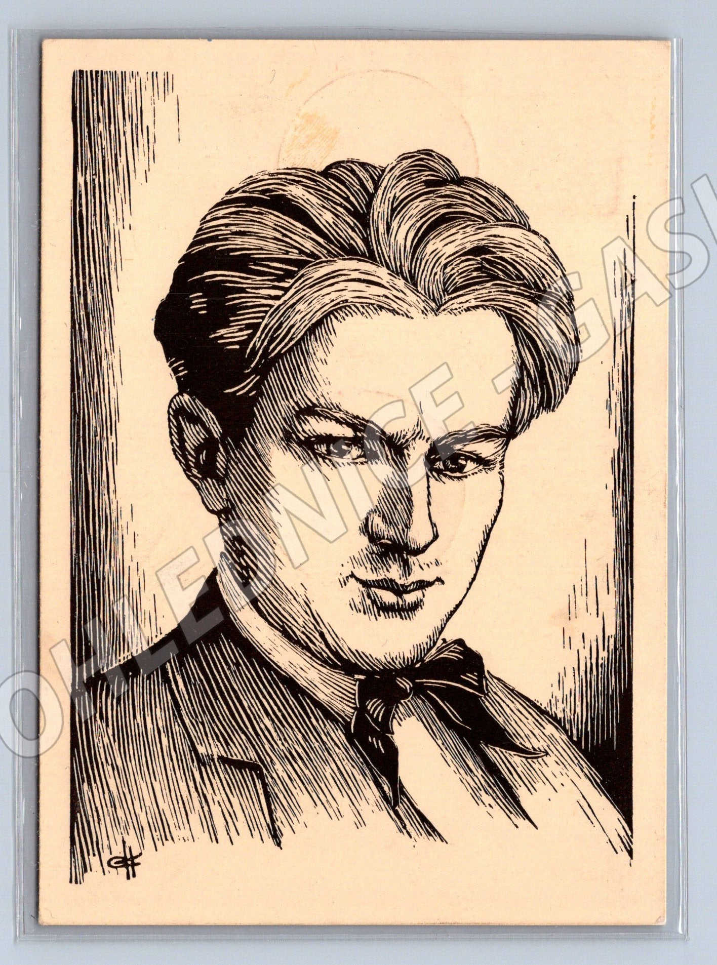 Pohlednice Jiří Wolker 1949 pamětní deska razítka (M9315)