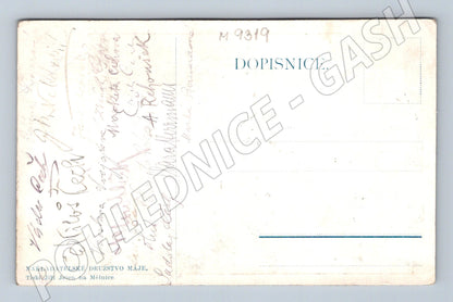 Postcard Jaroslav Vrchlický and Svatopluk Čech SIGNATURES! (M9319)