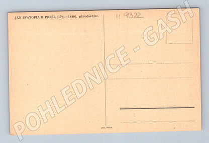 Postcard Jan Svatopluk Presl naturalist (M9322)
