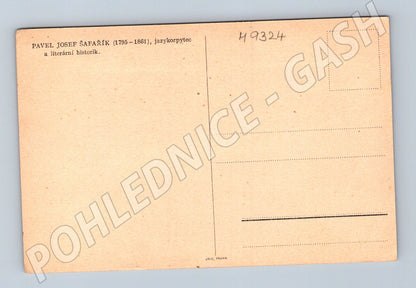 Postcard Pavel Josef Šafařík linguist historian (M9324)
