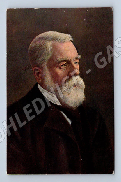 Postcard ALFRED NOBEL stamp (M9327)