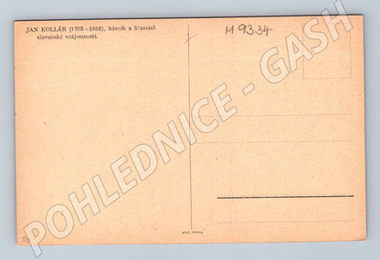 Pohlednice Jan Kollár básník UNIE Praha (M9334)