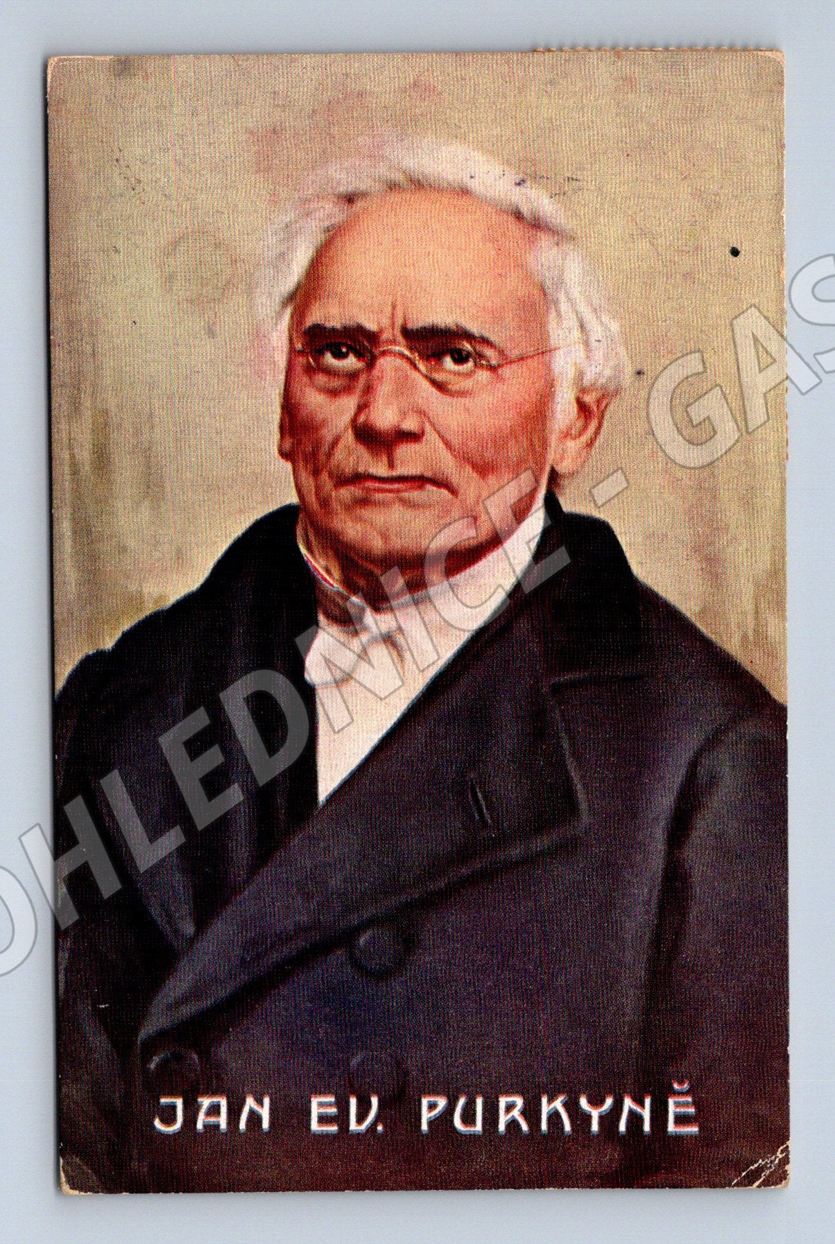 Postcard Jan Evangelista Purkyně scientist 1918 (M9340)