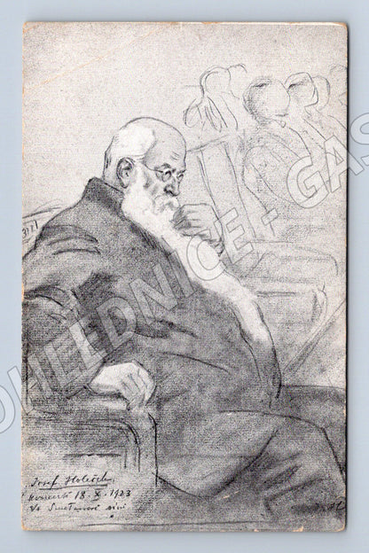 Postcard Josef Holeček Hugo Boettinger 1923 (M9341)