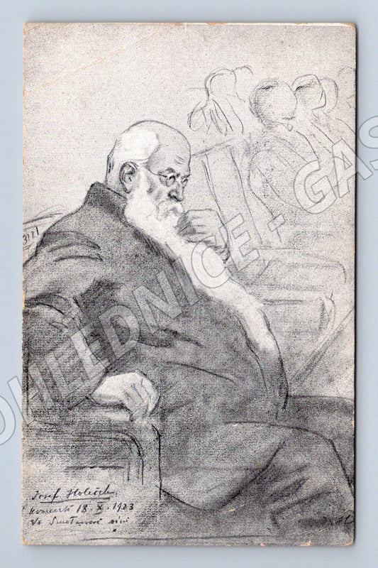Pohlednice Josef Holeček Hugo Boettinger 1923 (M9341)