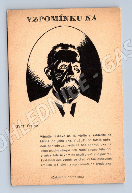Pohlednice vzpomínka na Svatopluka Čecha (M9346)