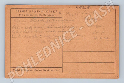 Pohlednice Eliška Krásnohorská portrét Kulhánek (M9348)