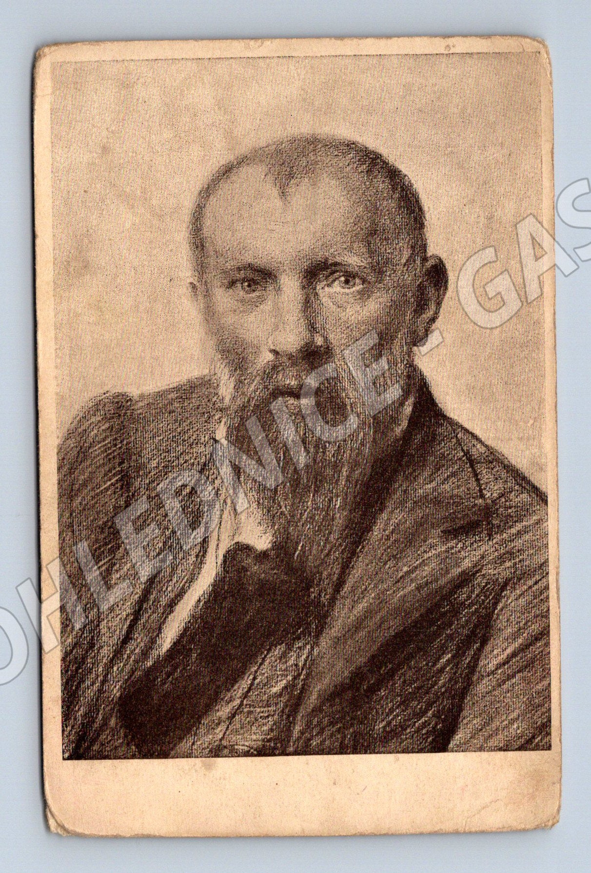 Pohlednice Jaroslav Vrchlický Max Švabinský 1900 (M9362)