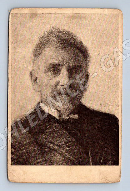 Pohlednice Julius Zeyer portrét Max Švabinský (M9363)