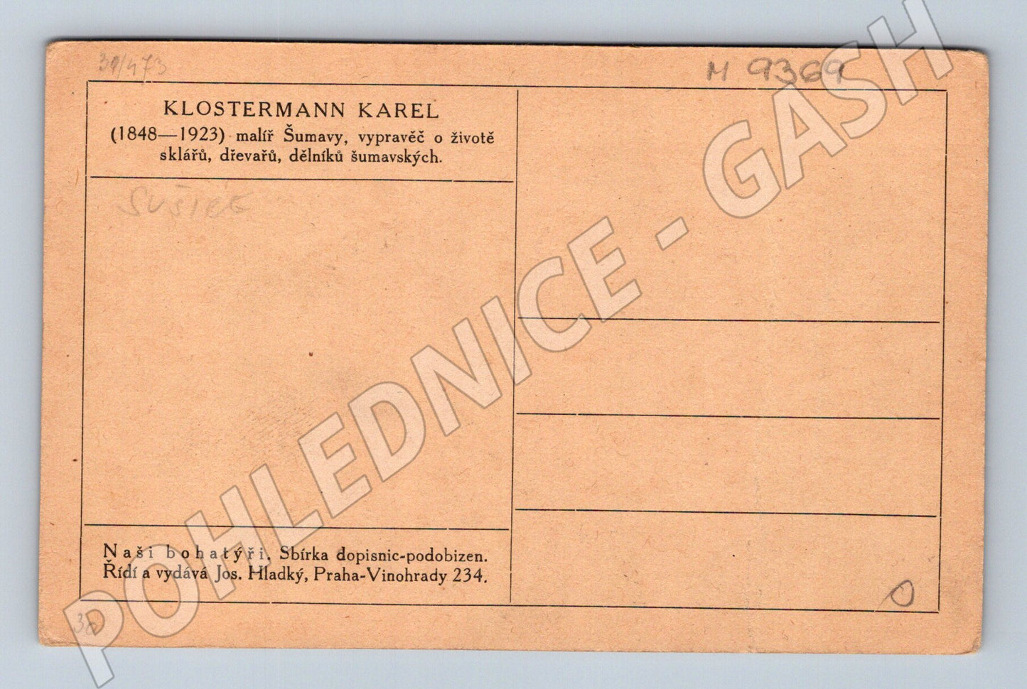 Pohlednice Karel Klostermann Naši bohatýři (M9369)