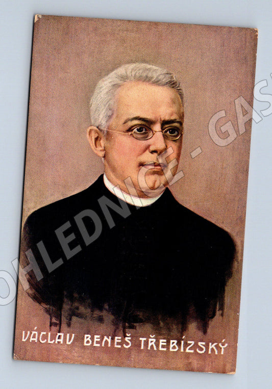 Pohlednice Václav Beneš Třebízský spisovatel kněz (M9381)