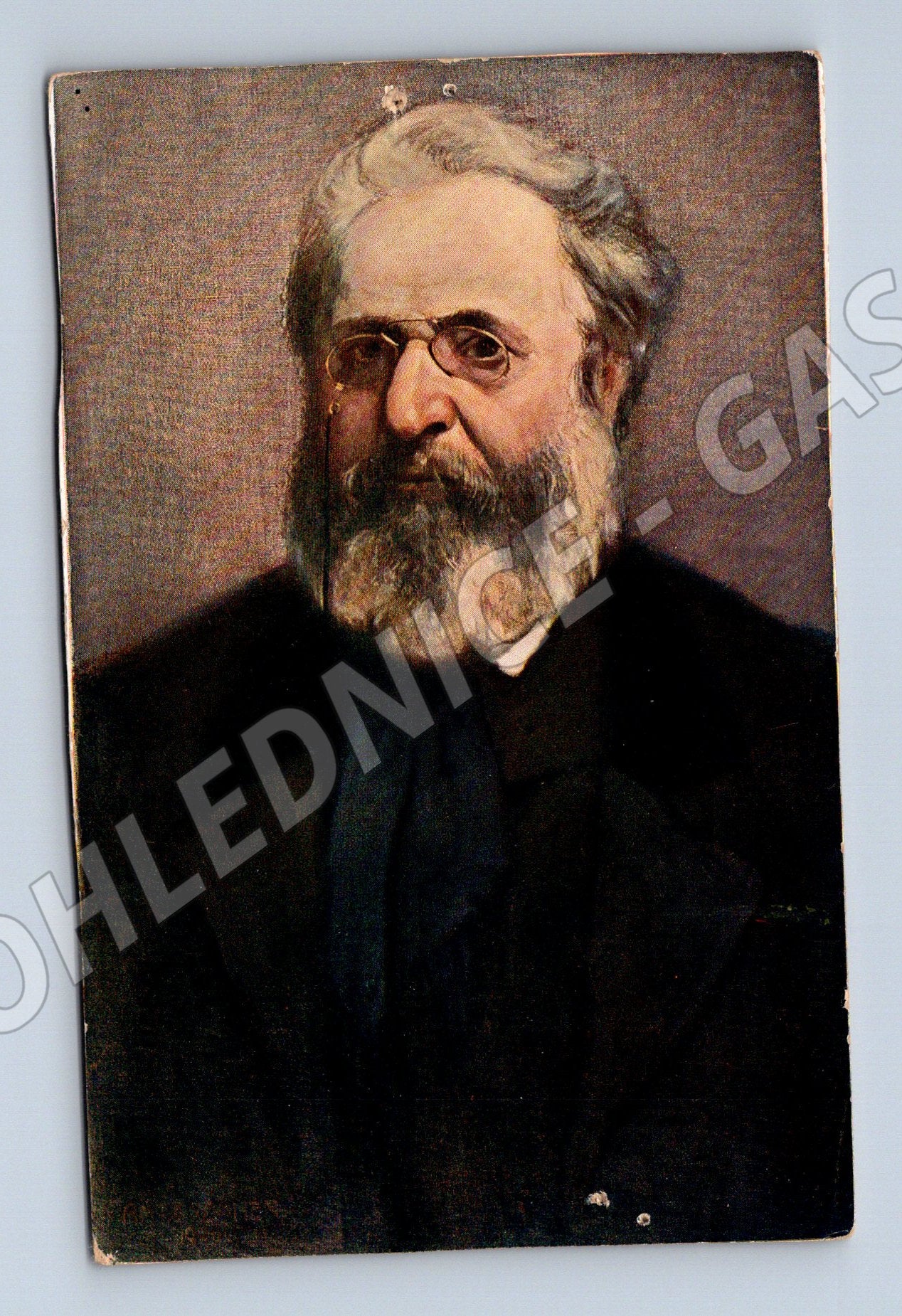 Postcard Jan Neruda portrait older collector's item (M9392)