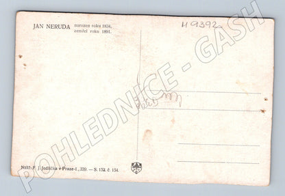 Postcard Jan Neruda portrait older collector's item (M9392)
