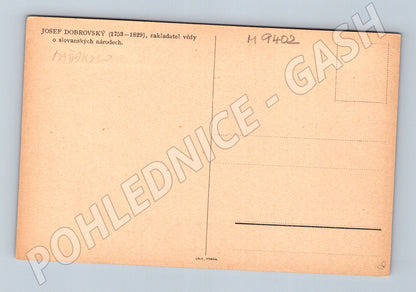 Postcard Josef Dobrovský, founder of Slavic studies (M9402)