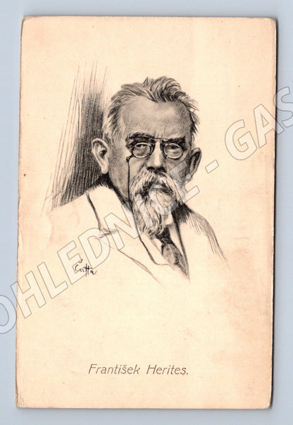 Pohlednice František Herites portrét (M9411)