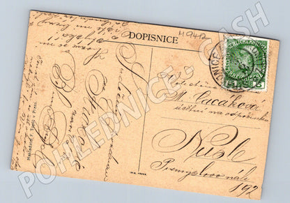 Postcard personality 1846 1908 signature stamp (M9412)
