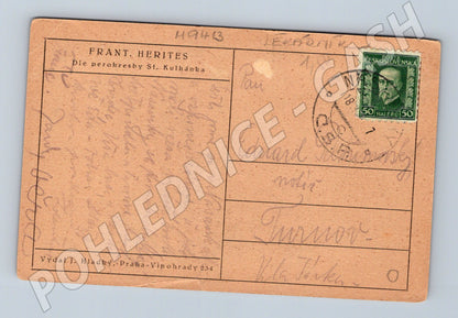 Postcard František Herites Kulhánek Czechoslovakia (M9413)
