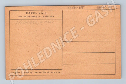 Pohlednice Karel Rais perokresba J Hladký (M9415)