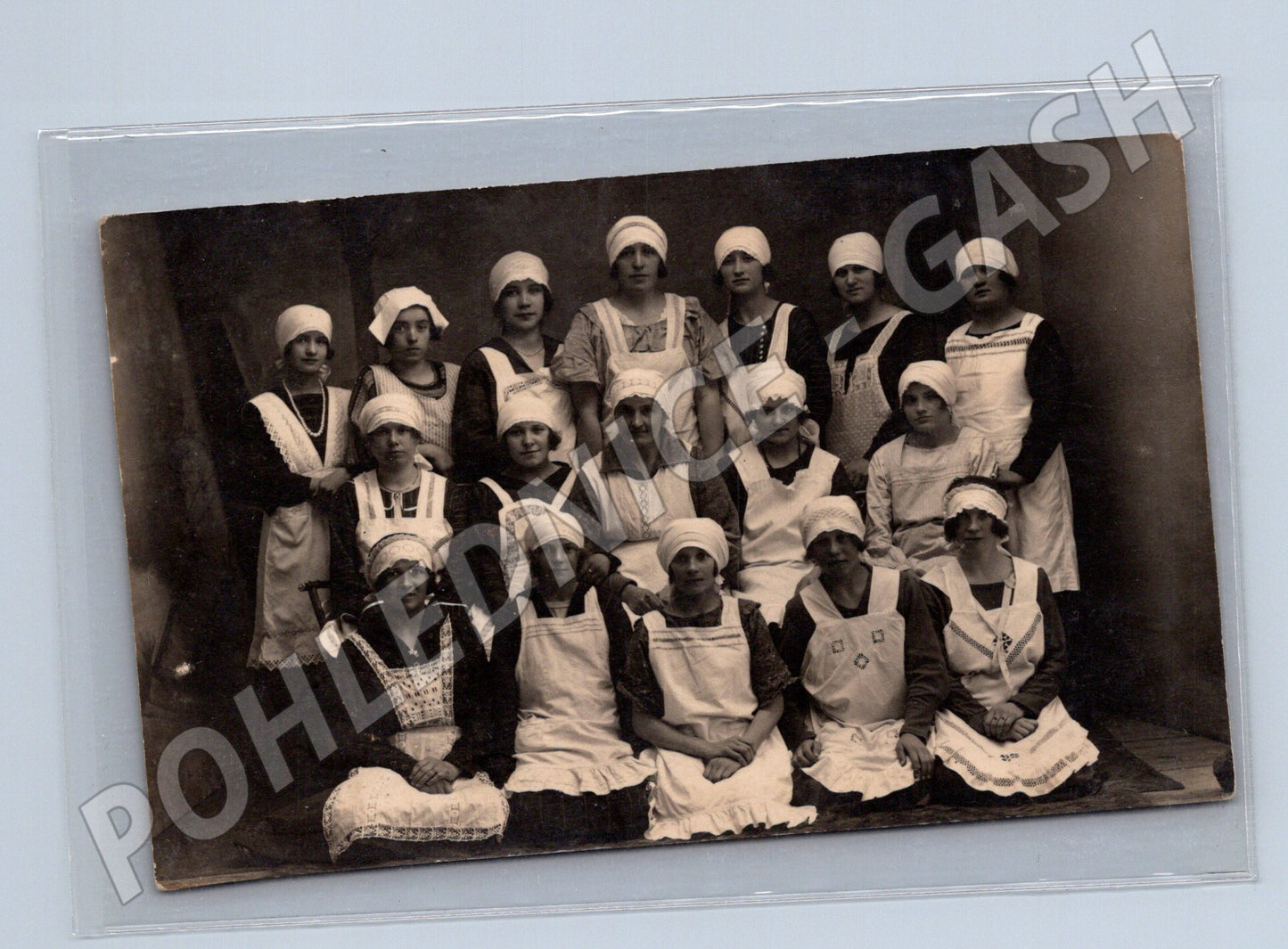 Postcard of a girl in uniform 1924 25 (M9428)