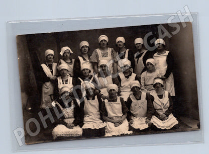 Postcard of a girl in uniform 1924 25 (M9428)
